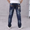 IENENS Kids Boys Jeans Baby Clothes Classic Pants Children Denim Clothing