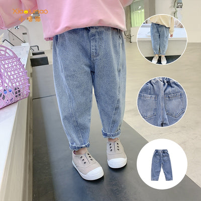 Girls Jeans for Kids spring autumn Trousers Children Jeans Kids Fashion Denim new