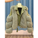 Fashion Real Fox Fur Coats With Genuine Sheepskin Leather Wholeskin Natural Fox Fur Jacket Outwear Luxury Women 2020 Winter New