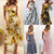 2020 Retro sexy floral bohemian dress casual women's beach halter